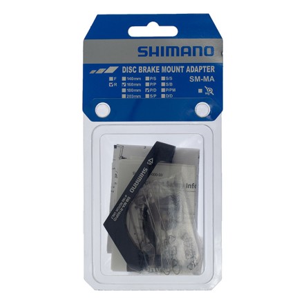 Адаптер дискового тормоза Shimano P/D R140/160 задний SM-MA-R160PD под диск 160 мм