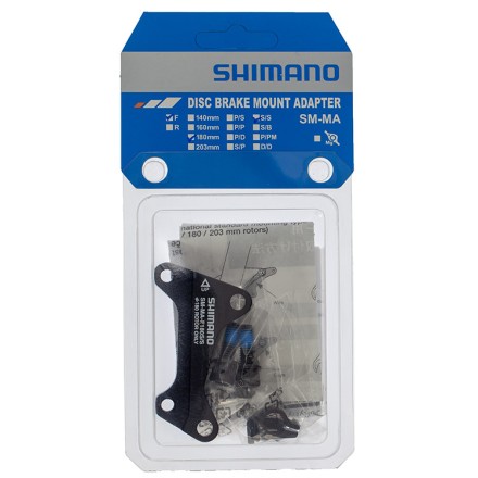 Адаптер дискового тормоза Shimano S/S F180 передний SM-MA-F180SS под диск 180 мм