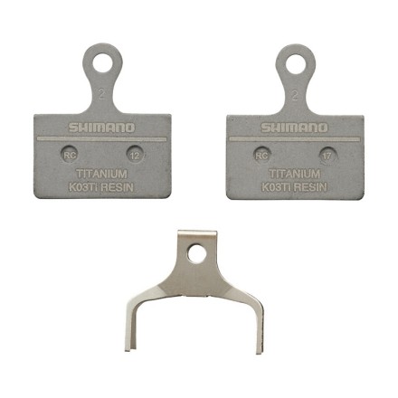Тормозные колодки дисковые Shimano K03Ti полимер (обновление K02Ti)