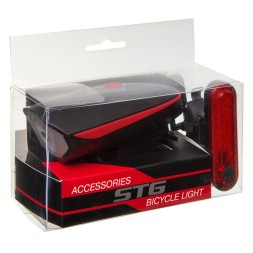 Комплект фонарей для велосипеда FL1544A и BCTL5477, USB, черный