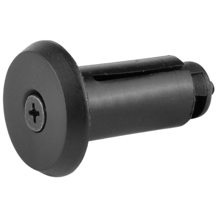 Заглушка ручек руля HL-08 диаметр 17.6 мм черный (1 шт)