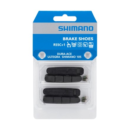Вкладыш тормозных колодок шоссейный Shimano R55C+1 (2 пары)