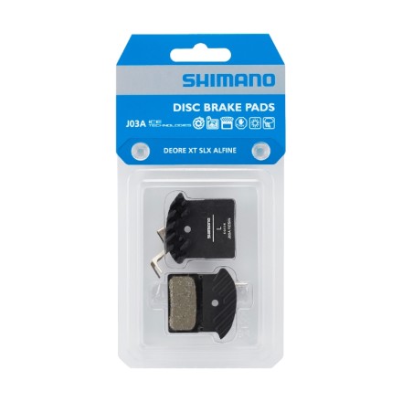 Тормозные колодки дисковые Shimano J03A полимер радиатор (обновление J02A)