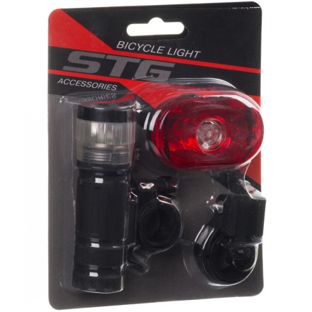 Комплект фонарей для велосипеда BC-ST9041W, черный