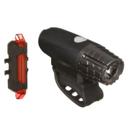 Комплект фонарей для велосипеда FL1536 и BCTL5477, USB, черный