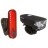 Комплект фонарей для велосипеда FL1588 и BCTL5477, USB, черный