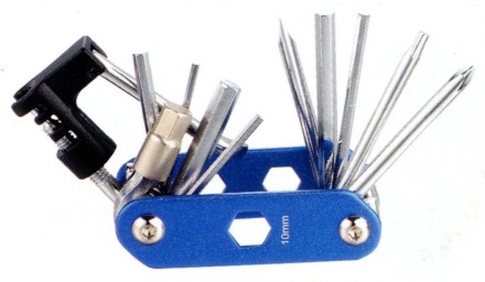 Набор ключей 14 предметов складной KL-9835D Kenli сталь синий