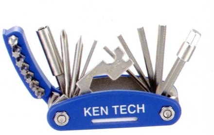 Набор ключей 20 предметов складной KL-9802C Kenli синий
