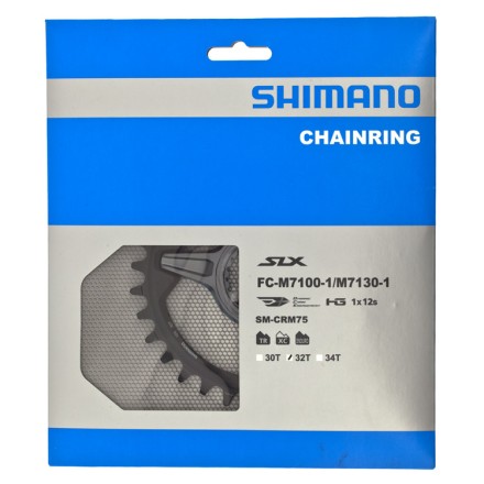 Звезда передняя Shimano DCE+ SLX CRM75 для FC-M7100-1/7130-1 1x12ск CL:52/56,5мм 32T