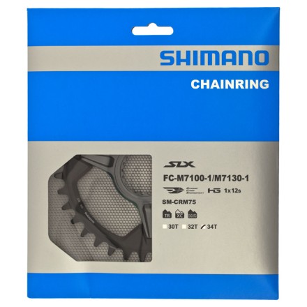 Звезда передняя Shimano DCE+ SLX CRM75 для FC-M7100-1/7130-1 1x12ск CL:52/56,5мм 34T