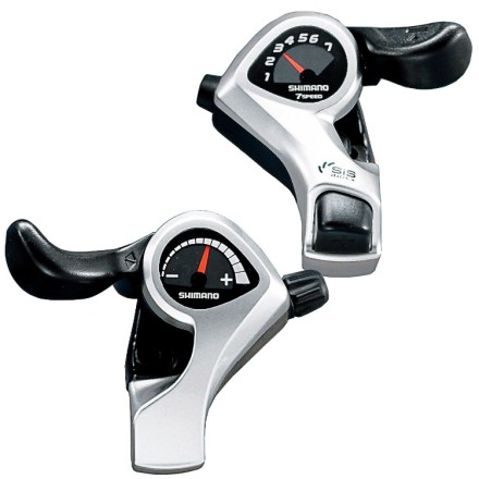Шифтер Thumb Shifter Plus Shimano Tourney TX50 комплект 3x7 (Fric) скоростей