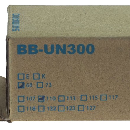 Картридж каретки, под квадрат 68 x 110 мм Shimano UN300 (MM110) без болтов