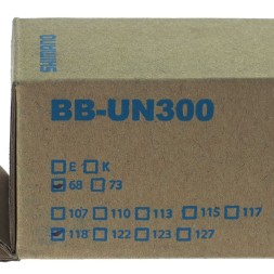 Картридж каретки, под квадрат 68 x 118 мм Shimano UN300 (MM118) без болтов