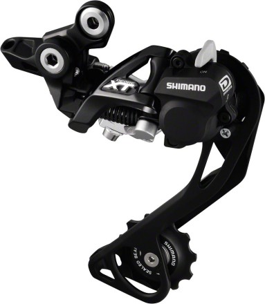 Переключатель задний Shimano XT M786 SGS Shadow RD+ 10 скоростей черн