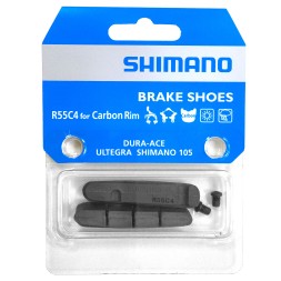 Вкладыш тормозных колодок шоссейный Shimano R55C4 для карбонового обода